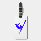 SKI TRUE BLUE BAGAGELABEL (Voorkant verticaal)