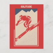  Ski Utah Mountain Resort Eenitude Briefkaart (Voorkant)