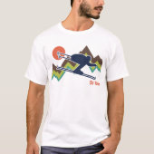 Ski Utah T-shirt (Voorkant)