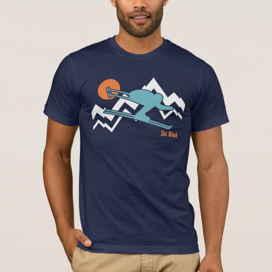 Ski Utah T-shirt (Voorkant)