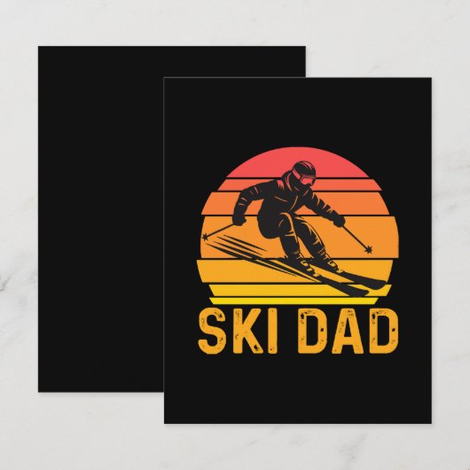 ski vader informatiekaartje (Voorkant / Achterkant)