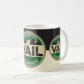 Ski Vail Black & Tan Mug Koffiemok (Voorkant rechts)