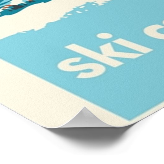 Ski Vail Colorado  Poster (Hoek)