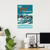 Ski Vail Colorado Poster (Thuiskantoor)