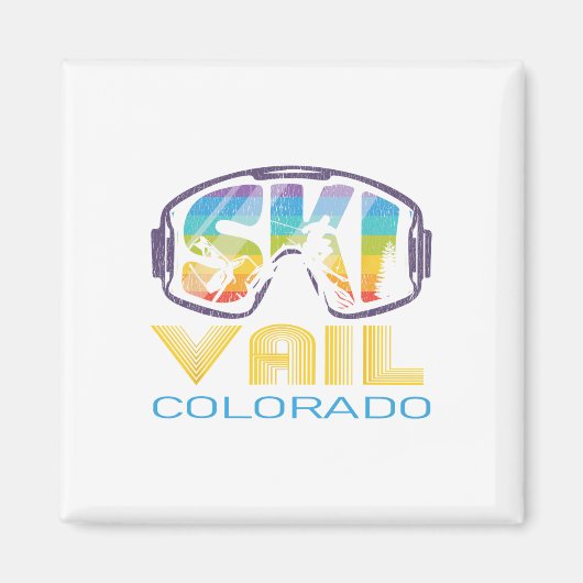 Ski Vail Colorado Ski Vakantie Magneet (Voorkant)
