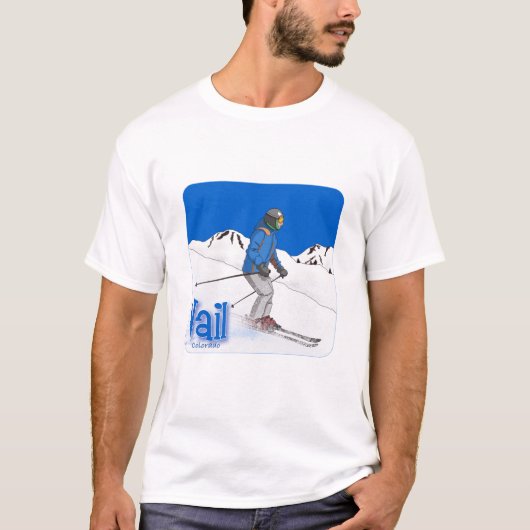 Ski Vail, Colorado T-shirt (Voorkant)