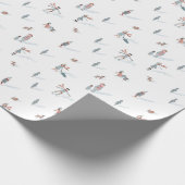 Ski Vakantie Cadeaupapier (Hoek)