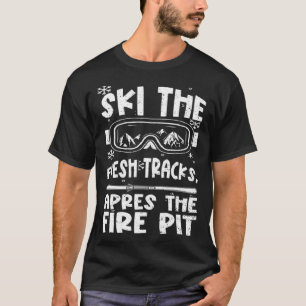 Ski Vakantie Party Ski de verse tracks apres T-shirt