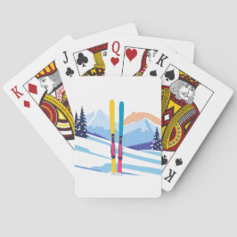 Ski Vakantie Pokerkaarten