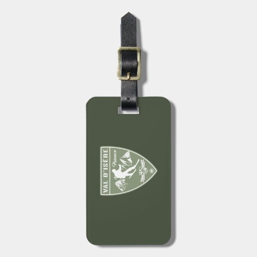 Ski Val d'Isère Frankrijk Bagagelabel (Voorkant verticaal)