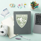 Ski Valloire Frankrijk Sticker (iPad Cover)