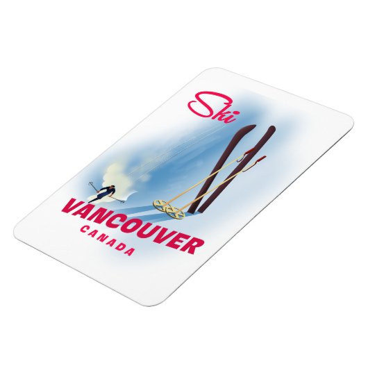 Ski Vancouver Canada Magneet (Linkerzijde)