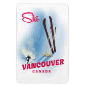Ski Vancouver Canada Magneet (Verticaal)