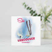 Ski Vancouver Canada magneet (Staand voorkant)