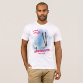 Ski Vancouver Canada T-shirt (Voorkant volledig)