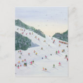 Ski-Vening 1995 Briefkaart (Voorkant)