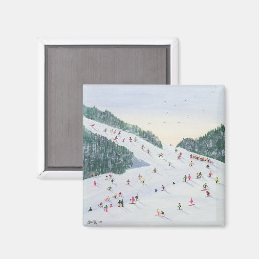 Ski-vening 1995 magneet (Voorkant / Achterkant)