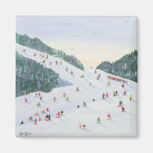 Ski-vening 1995 magneet (Voorkant)