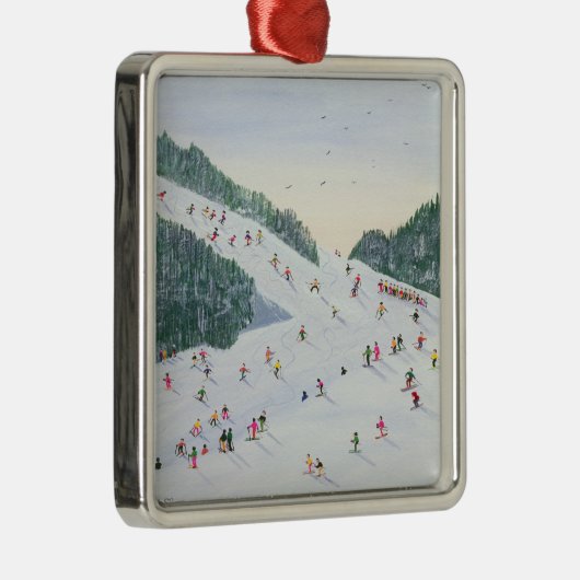 Ski-vening 1995 metalen ornament (Rechts)