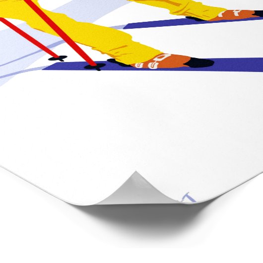 Ski Venture Poster 12"x18" (Hoek)