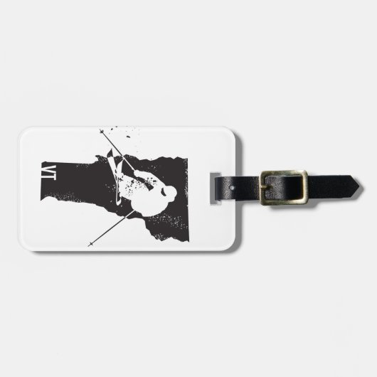 Ski Vermont Bagagelabel (Voorkant horizontaal)