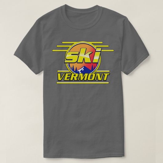 Ski Vermont T-shirt (Design voorkant)