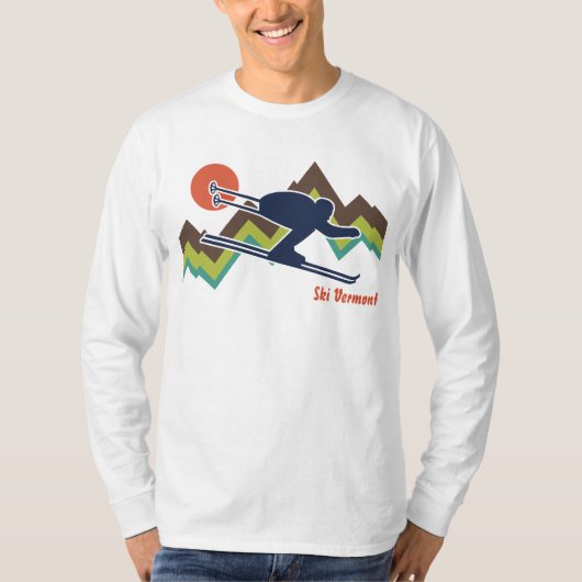 Ski Vermont T-shirt (Voorkant)