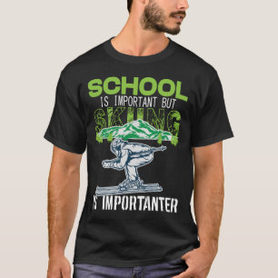 Ski Vintage Slogan Grappige Skier Giftr T-Shirt
