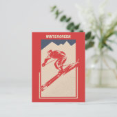  Ski Virginia Mountain Resort Wintergreen Briefkaart (Staand voorkant)