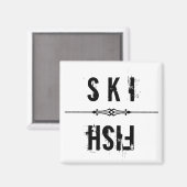SKI/VIS MAGNEET (Voorkant / Achterkant)