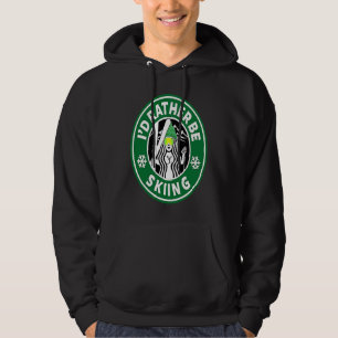 Ski voor vrouwen Ik ga liever skiën Grappige meisj Hoodie