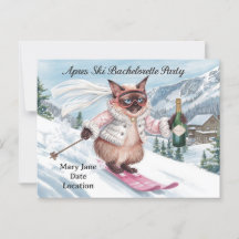 Ski vrijgezellenfeest voor kattenliefhebbers