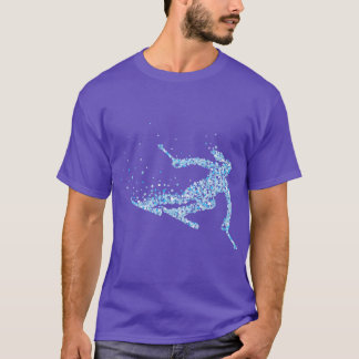 Ski Vrouw Skiën Skiën T-shirt