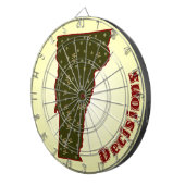 Ski VT-besluiten Dartbord (Voorkant Rechts)