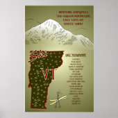 Ski VT Poster (Voorkant)