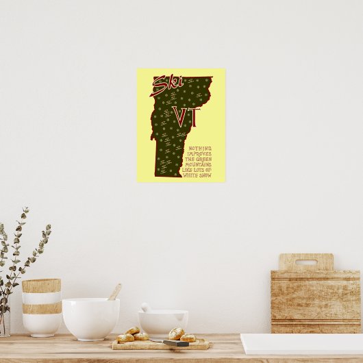 Ski VT Poster (Keuken)