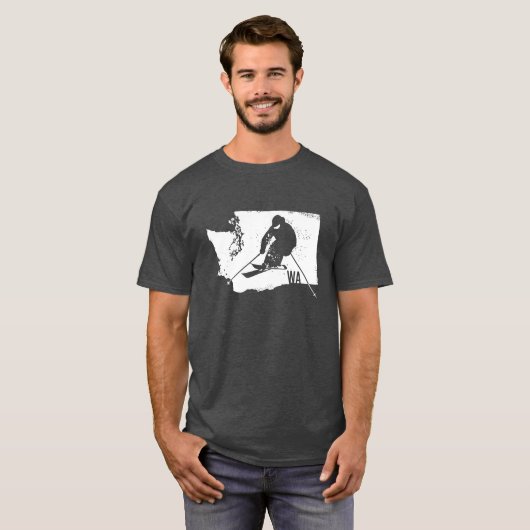 Ski Washington T-shirt (Voorkant volledig)
