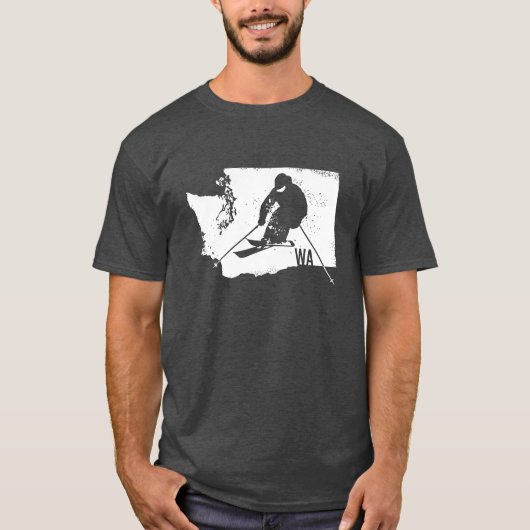 Ski Washington T-shirt (Voorkant)