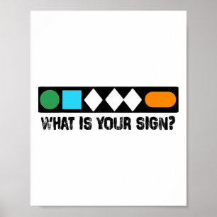 Ski Wat Is Je Sterrenbeeld Grappige Skiloper Manne Poster