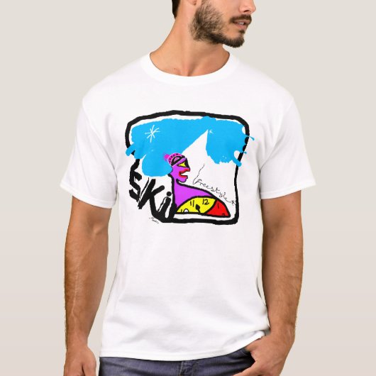 Ski Watchman T-shirt (Voorkant)