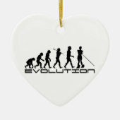 Ski Waterski Sport Evolution Art Keramisch Ornament (Voorkant)