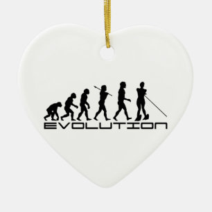 Ski Waterski Sport Evolution Art Keramisch Ornament