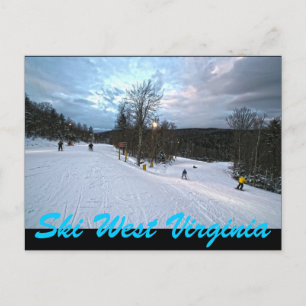 SKI WEST VIRGINIA BRIEFKAART