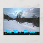 SKI WEST VIRGINIA BRIEFKAART (Voorkant)