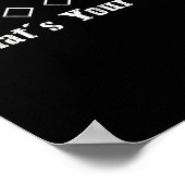 Ski What Is Your Sign Funny Skier Men Snowboard Sk Poster (Hoek)