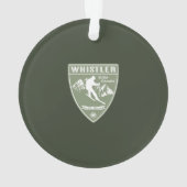 Ski Whistler British Columbia Ornament (achterkant)