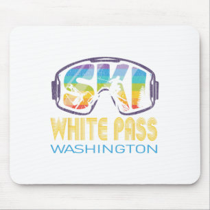 Ski White P Washington Skivakantie Muismat