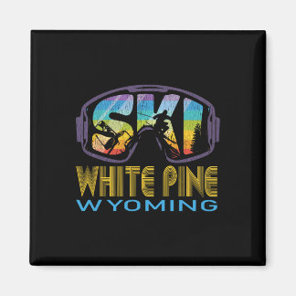 Ski White Pine Wyoming Skiing Vacation  Magneet