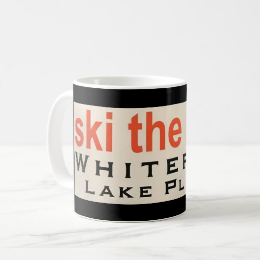 Ski Whiteface Lake Placid Koffiemok (Voorkant links)