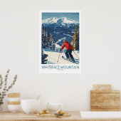 Ski Whiteface NY 1 Poster (Keuken)
